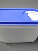 Voorraadbus ovaal met doseerdeksel Inhoud: 1,2 L plastic PP5