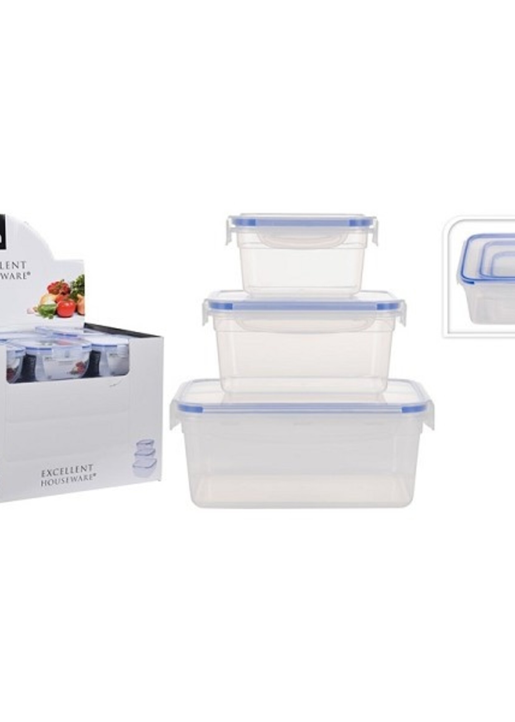 Voorraaddozenset 3-delig 500/900/1500ml