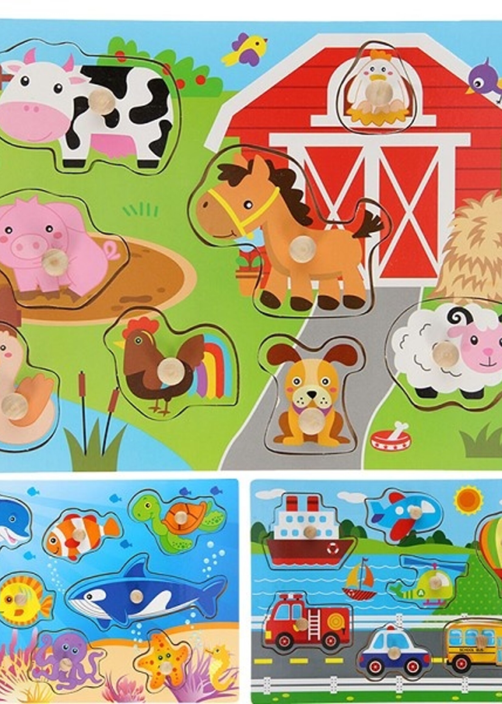 John Toy Knopjespuzzel 30x22cm