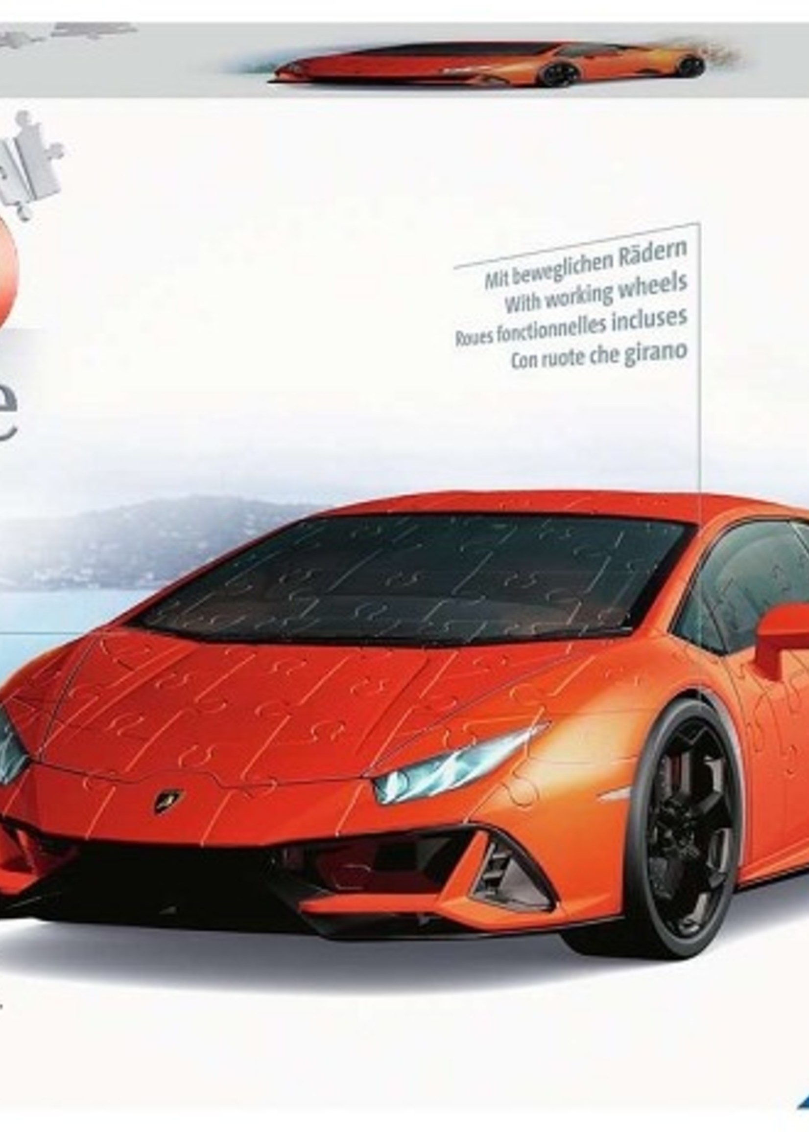 Ravensburger 3D puzzel Lamborghini Huracan EVO 108 stukjes