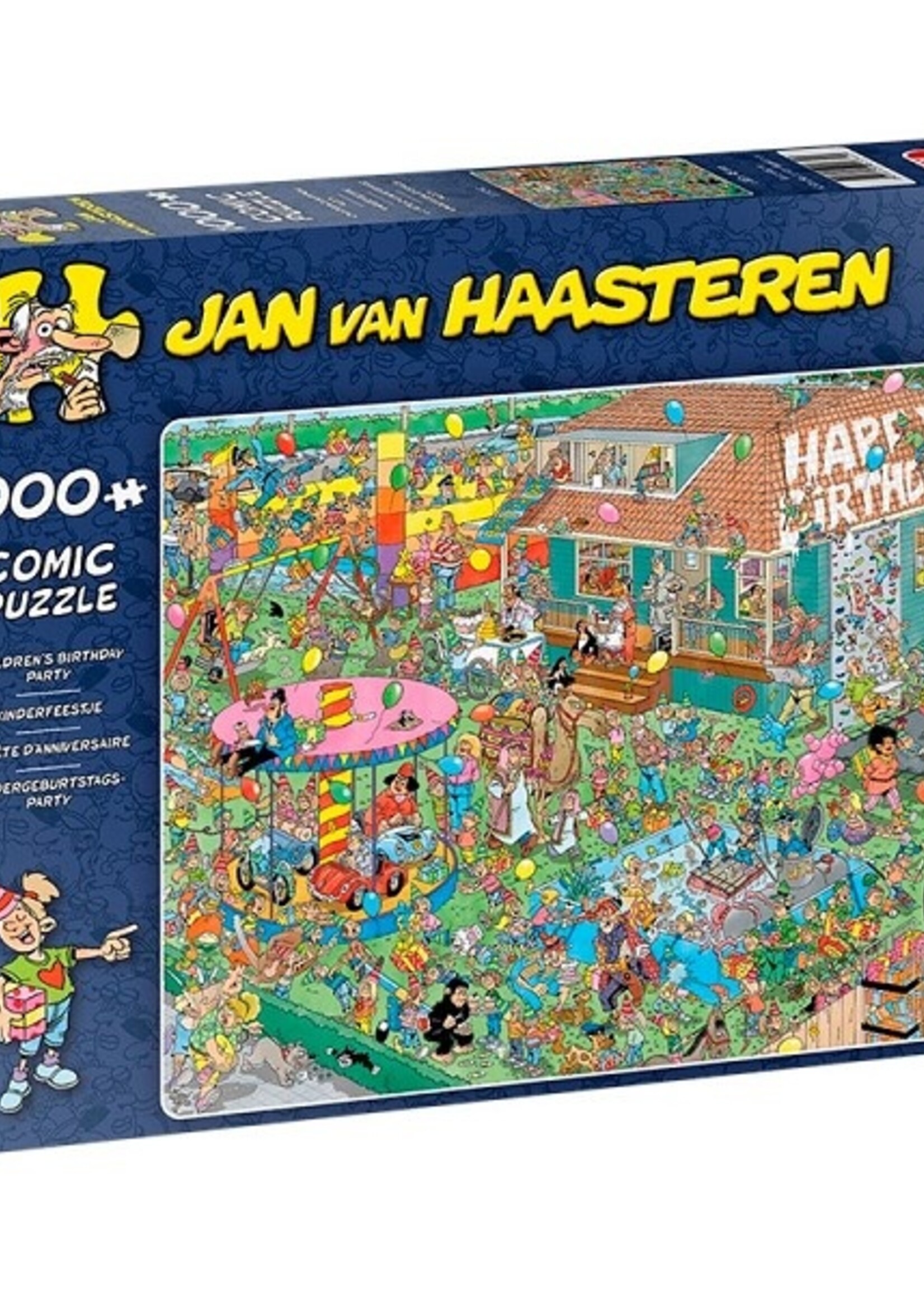 Jumbo Jan van Haasteren puzzel Verjaardagsfeestje voor kinderen 1000st