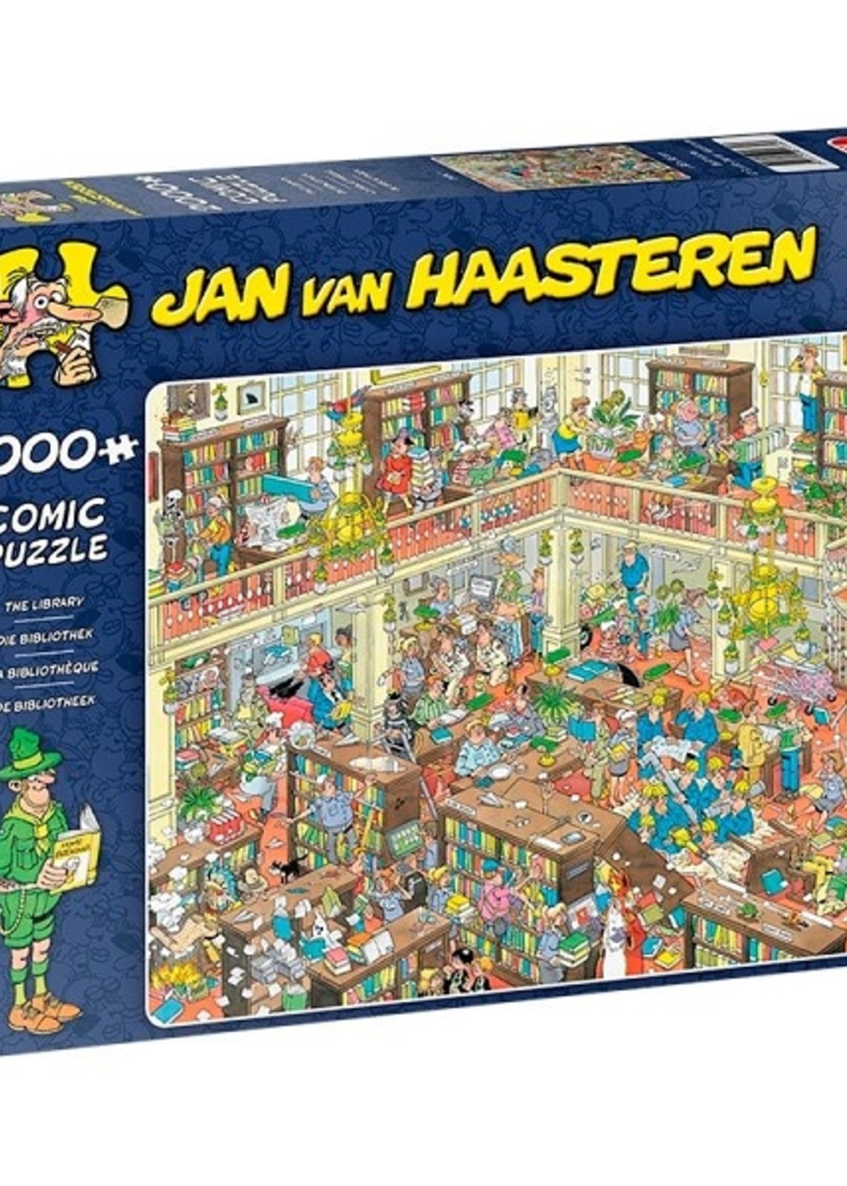 Jumbo Jan van Haasteren puzzel De bibliotheek 2000 stukjes