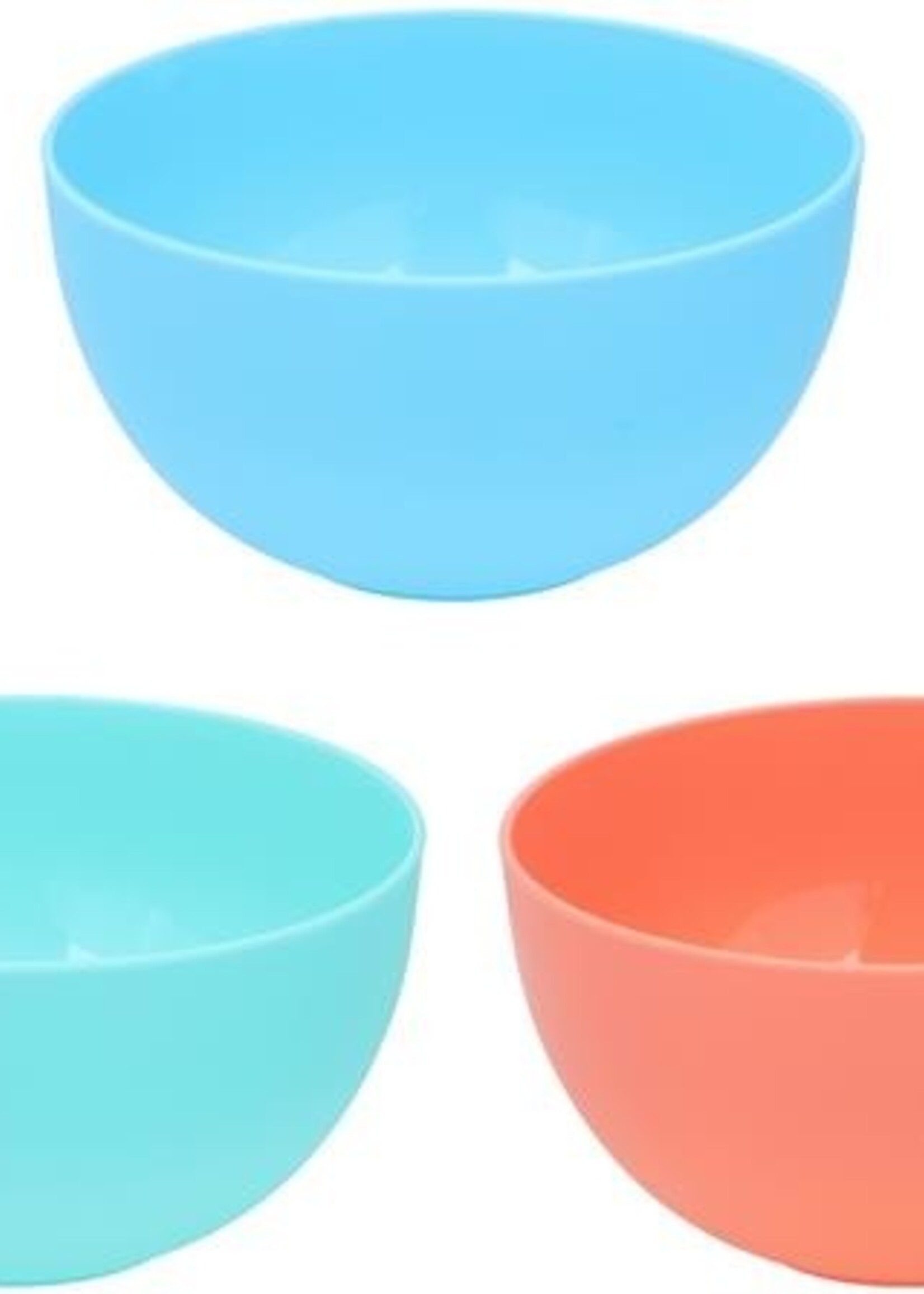 Kommenset kunststof 3-delig Ø12,7x7cm