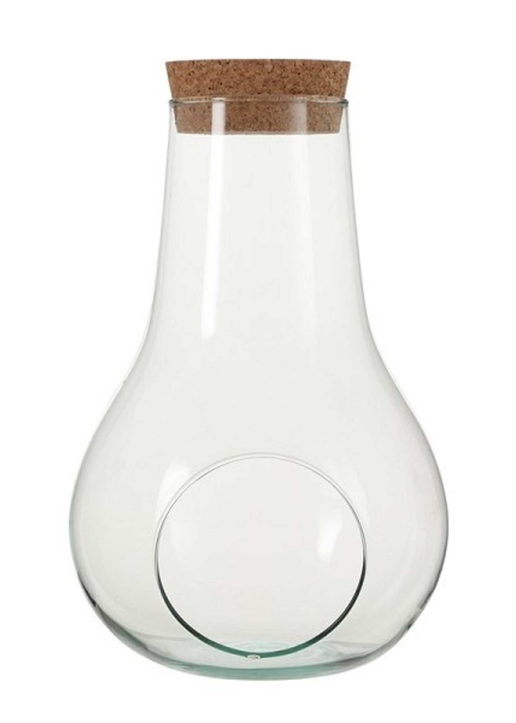 Indra pot terrarium glas - h31xd19,5cm