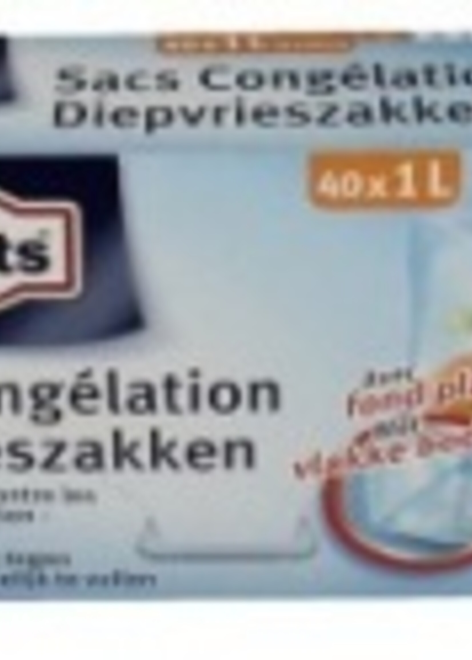 Toppits Diepvrieszakjes 1ltr 40st