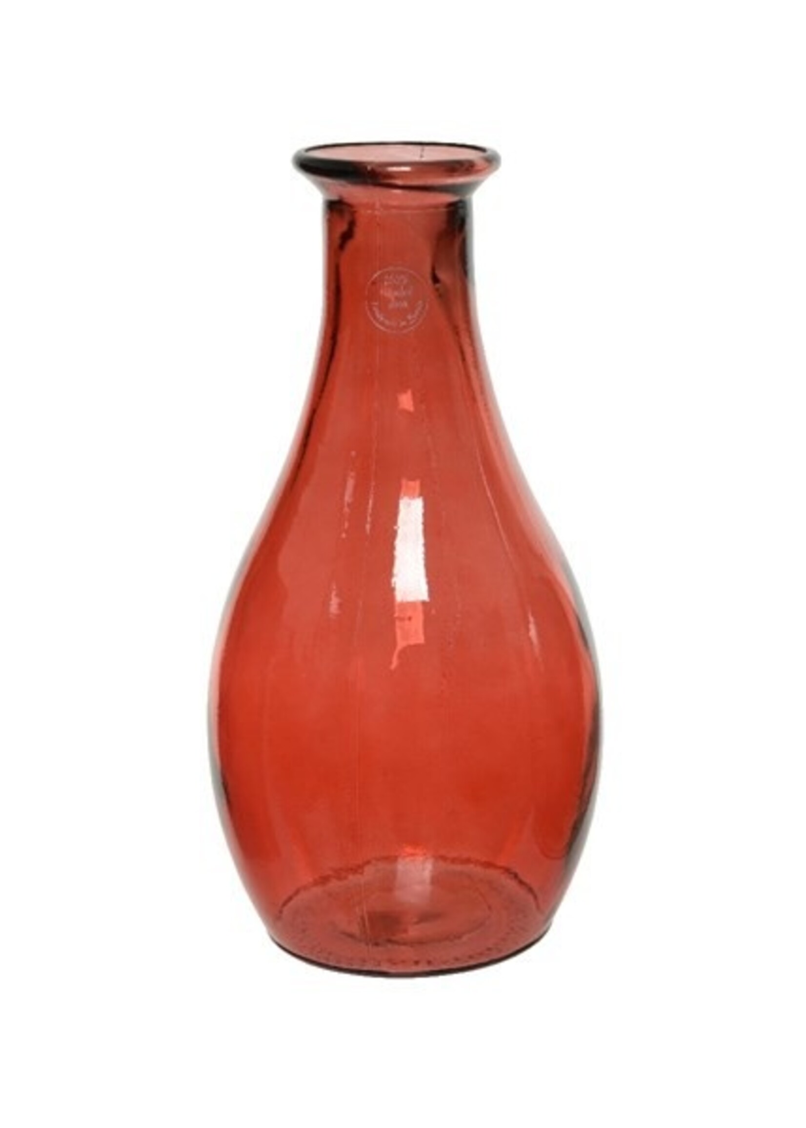 Vaas gerecycled glas Ø21x40cm