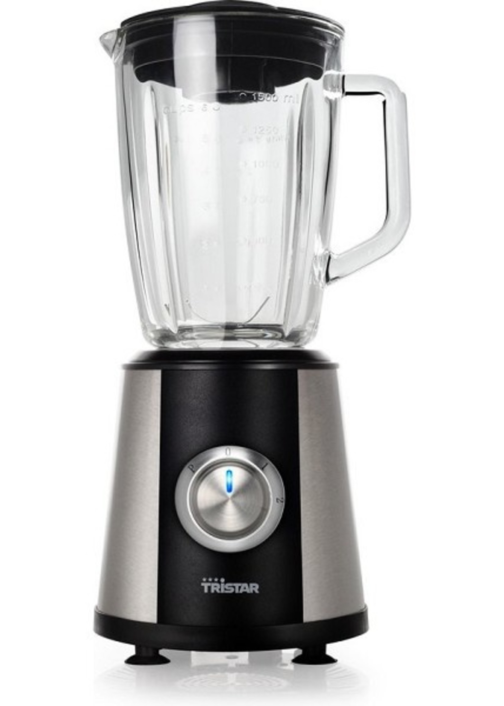 Tristar blender rvs glaskan 1,5ltr 500w