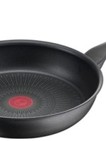 Tefal Unlimited Koekenpan 30cm van aluminium met titainium coating, geschikt voor alle warmtebronnen, inclusief inductie