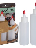 Garneerfles set van 2 stuks 98x40x175mm