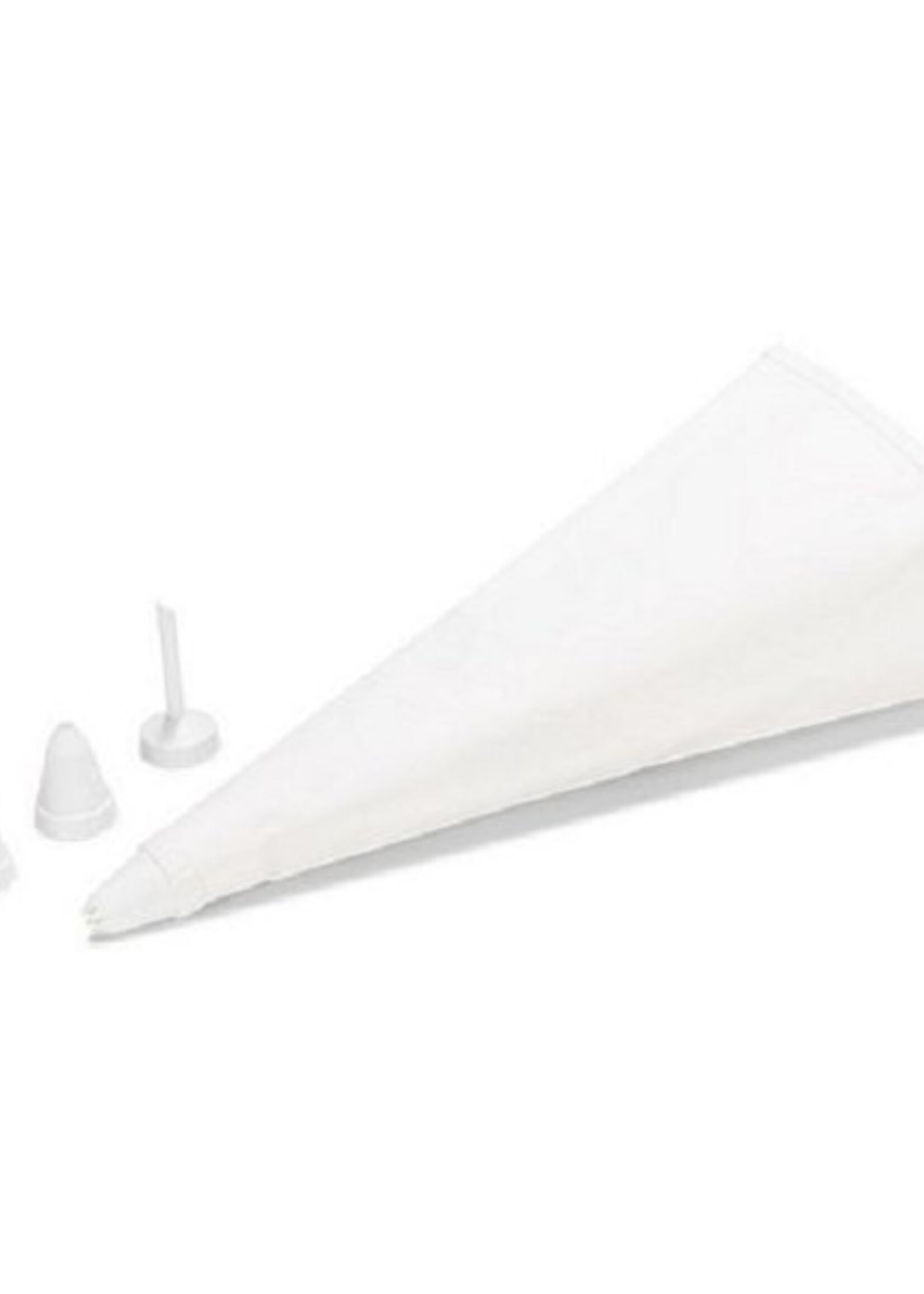 Patisse spuitzak Perlon met 4 spuitmondjes 31cm