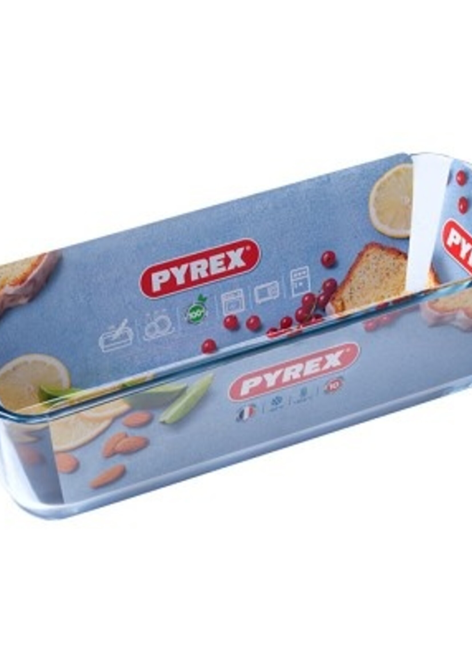 Pyrex cake vorm glas 30x11cm