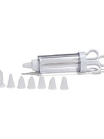 Patisse garneerspuit 19 cm met 8 spuitmondjes