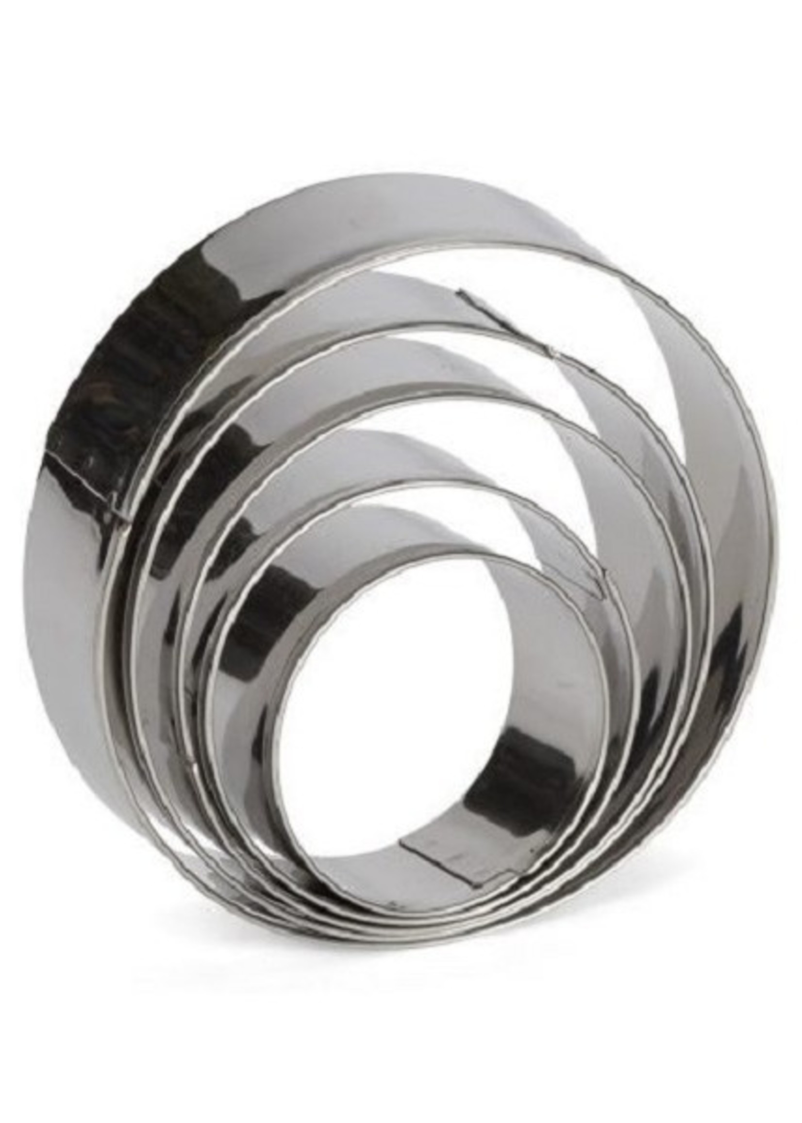 Patisse uitsteekvorm RVS 5 delig Rond