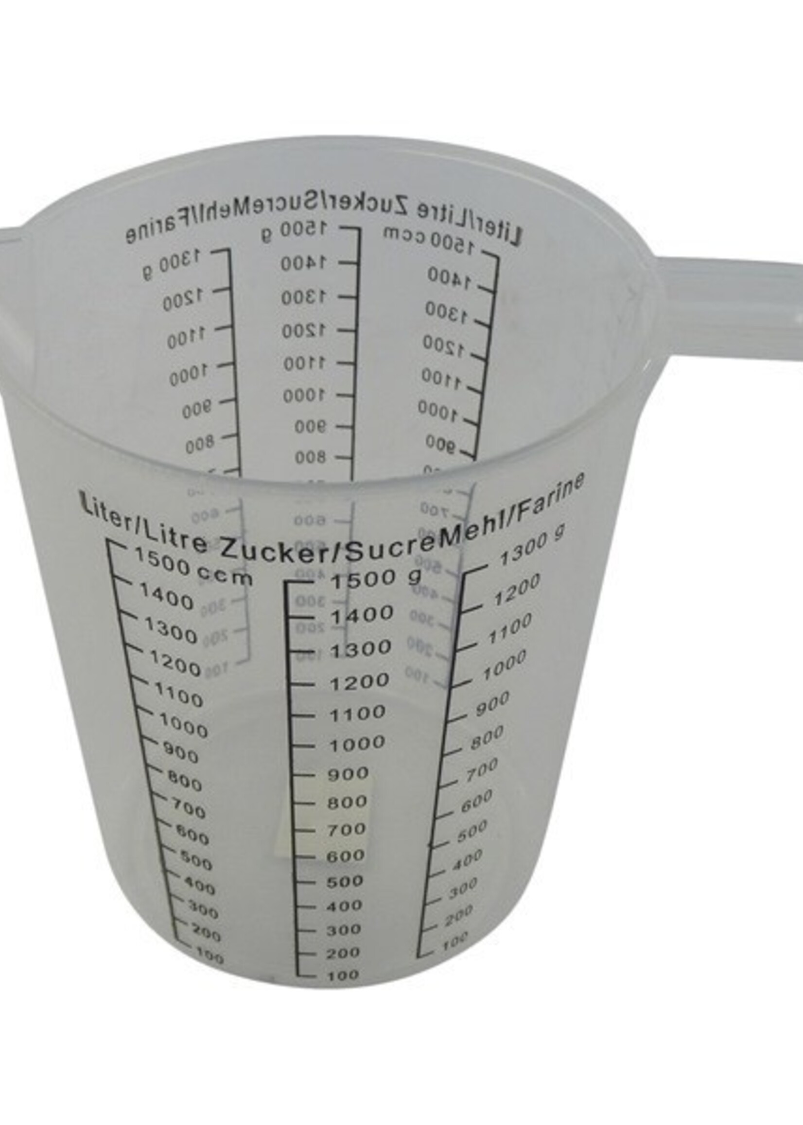 Maatbeker kunststof 1500ml