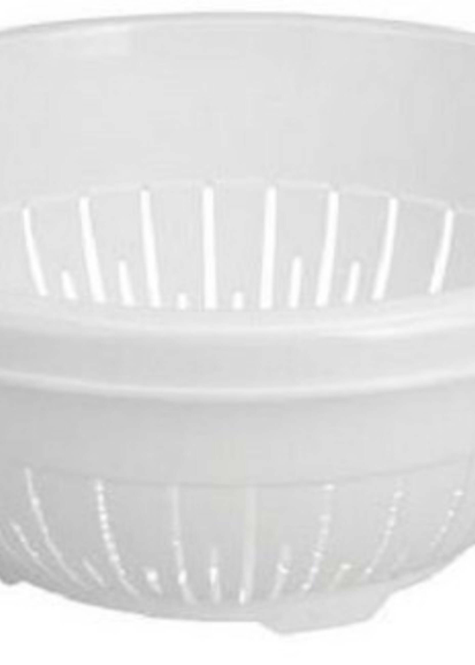 Vergiet wit kunststof