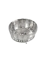 Groentestomer stoommandje opklapbaar RVS 14-23cm