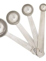 Maatlepels RVS set van 4 stuks op kaart 1,25/2,5/5/15ml