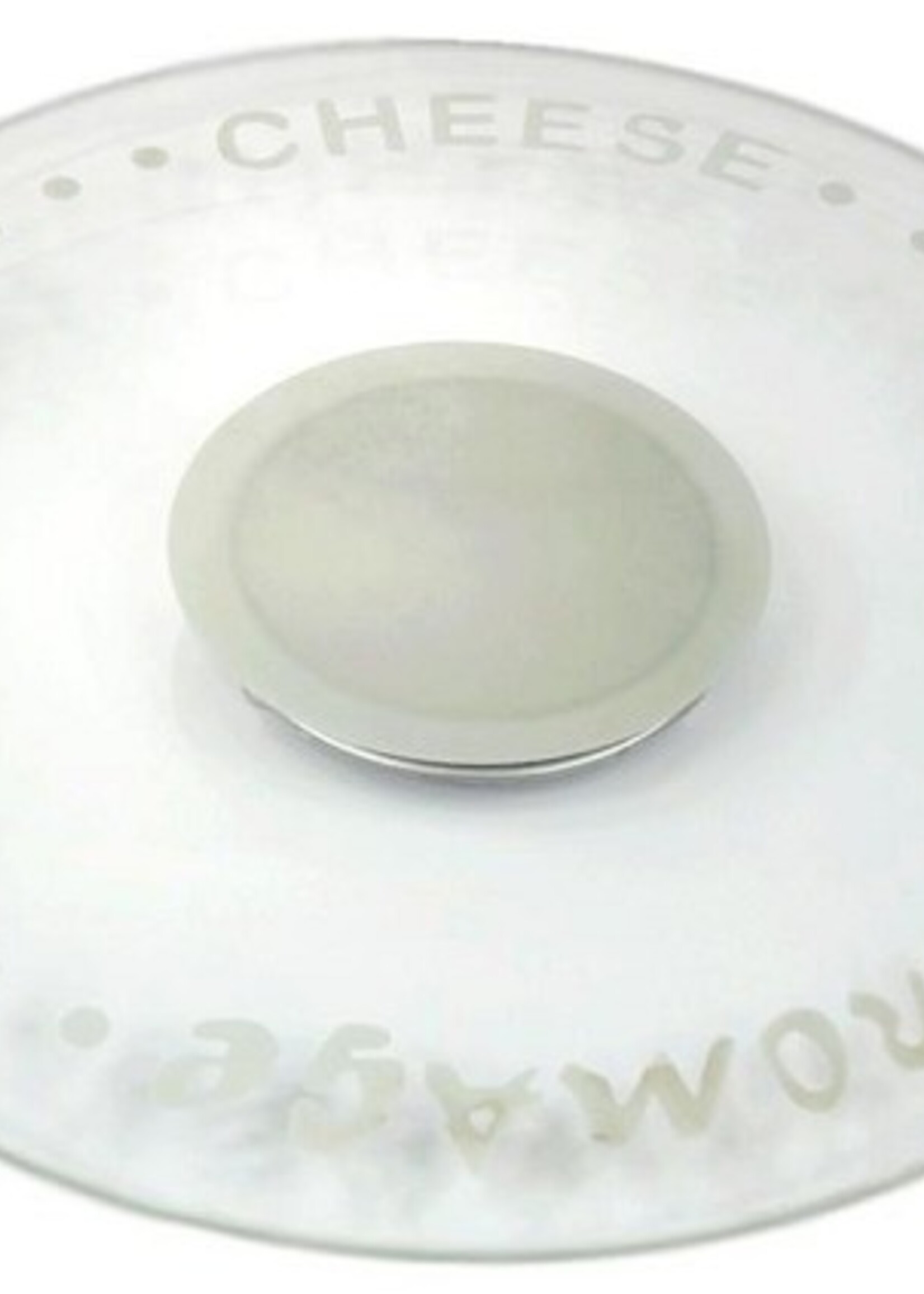 Kaasplateau helder glas 35cm