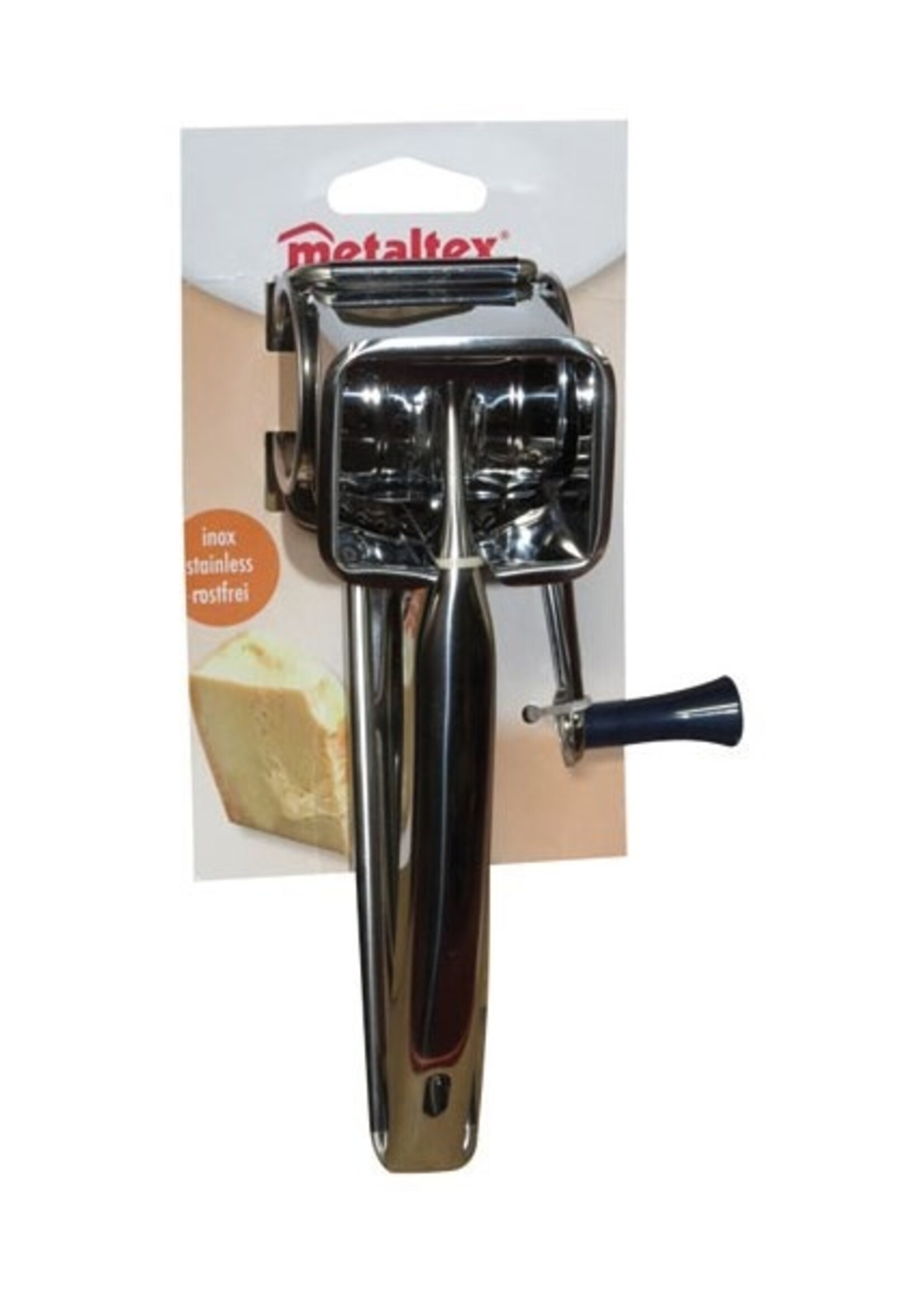 Metaltex kaasraspmolen RVS