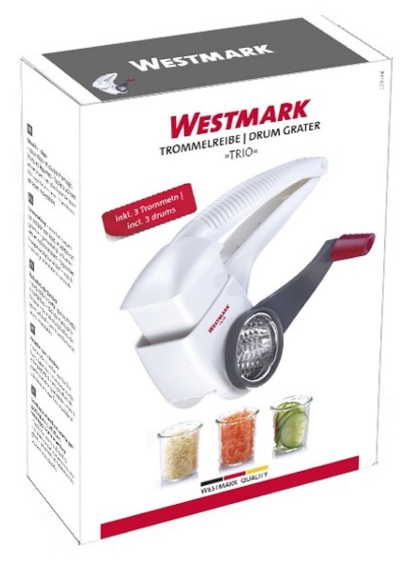 Westmark drum grater trio