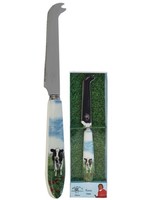 Wiebe van der Zee Kaasmes 21.5cm RVS mes keramiek handvat