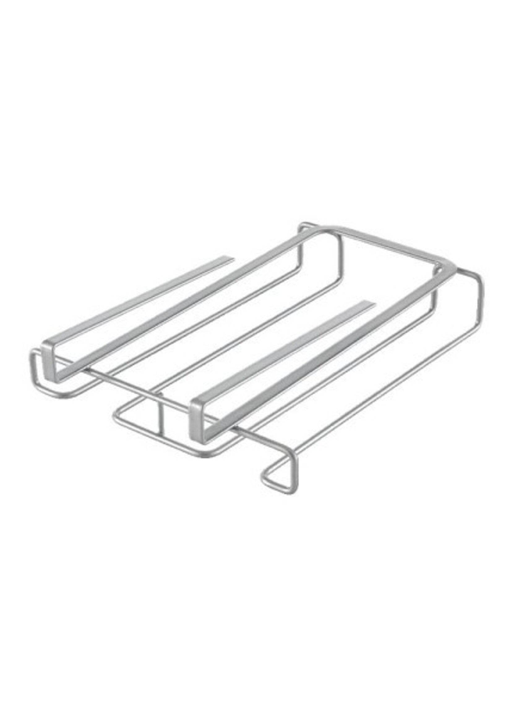Metaltex (Wijn)glazenrekje voor kastplank 21x28x7cm