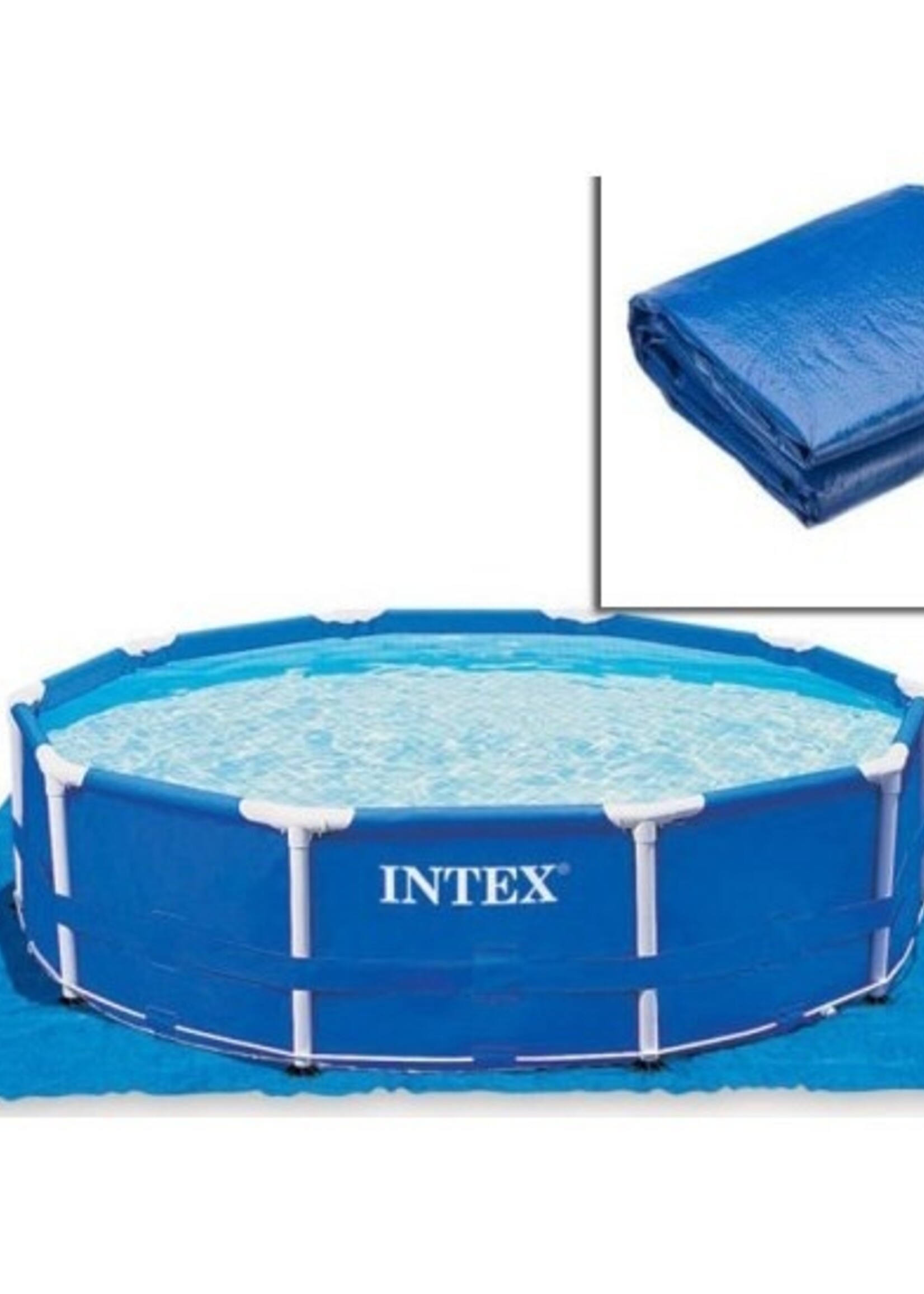 Intex grondzeil vierkant 472x472cm voor onder het zwembad