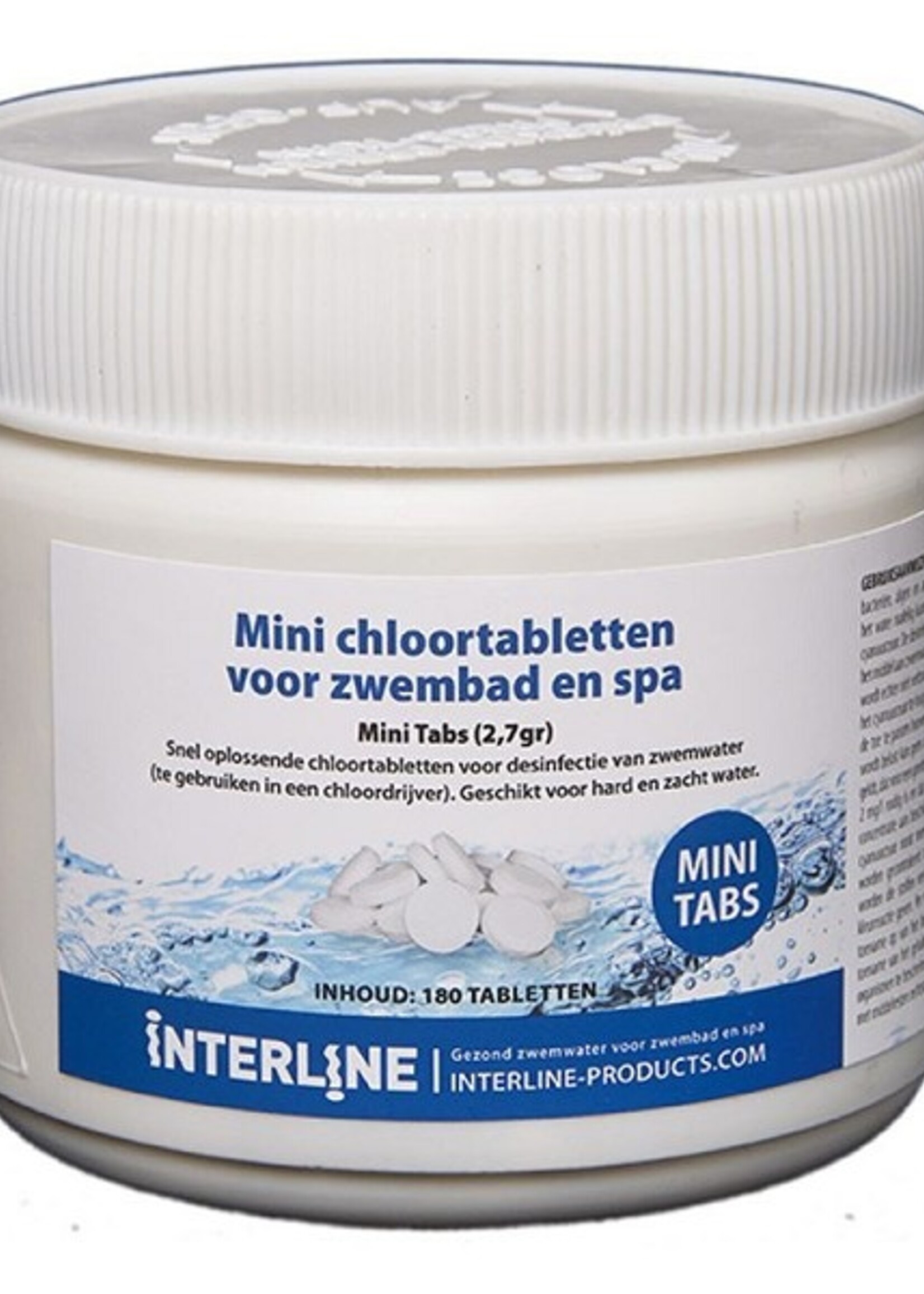 Interline chloortabletten Mini Tabs 180stuks