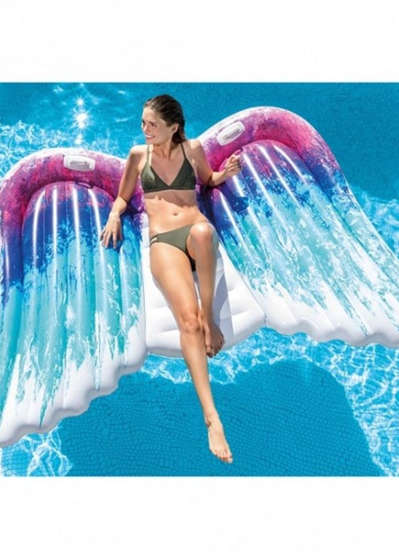 Intex Angel Wings mat 251x106cm vorm luchtbed