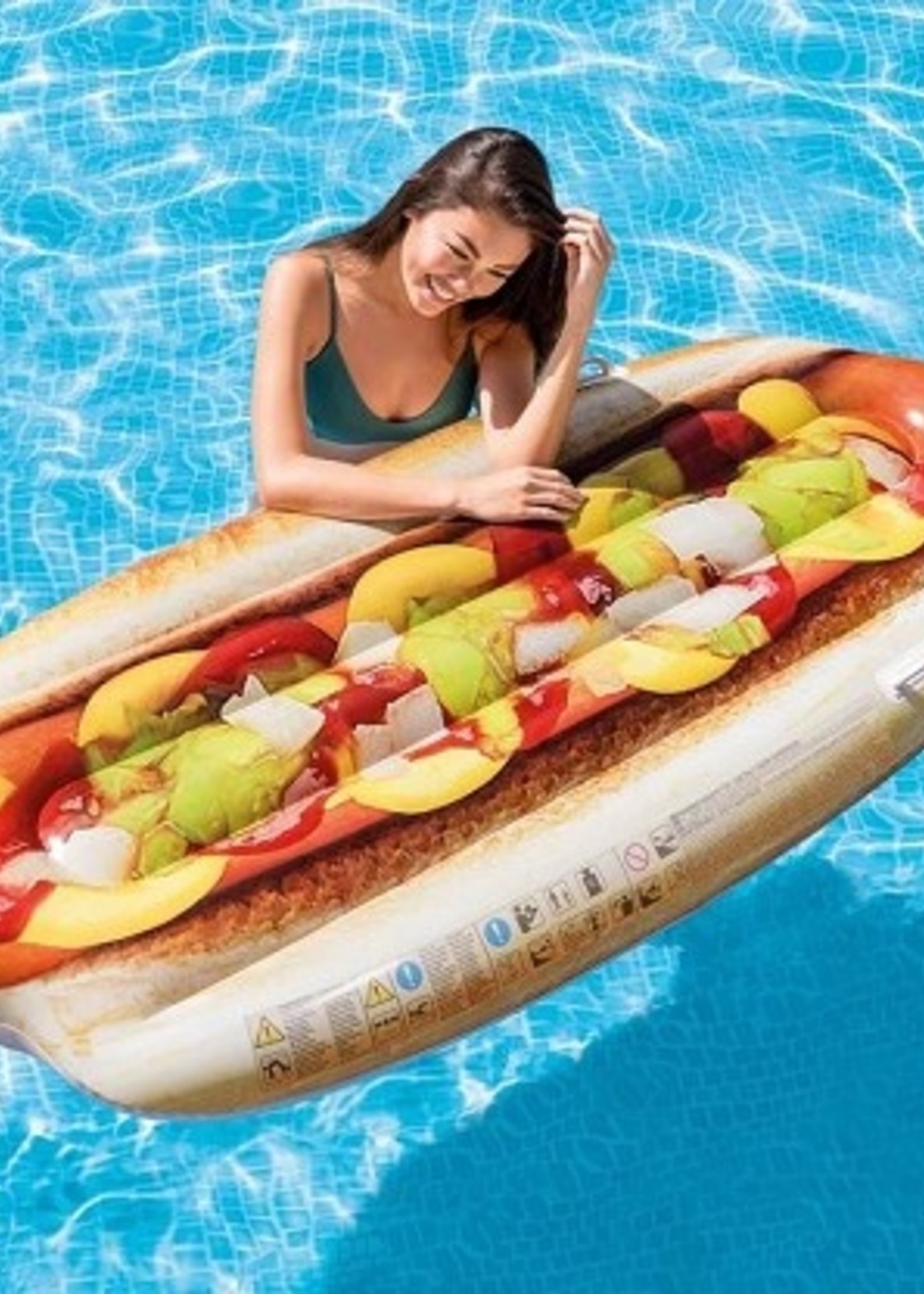 hotdog mat 108x89cm vorm luchtbed