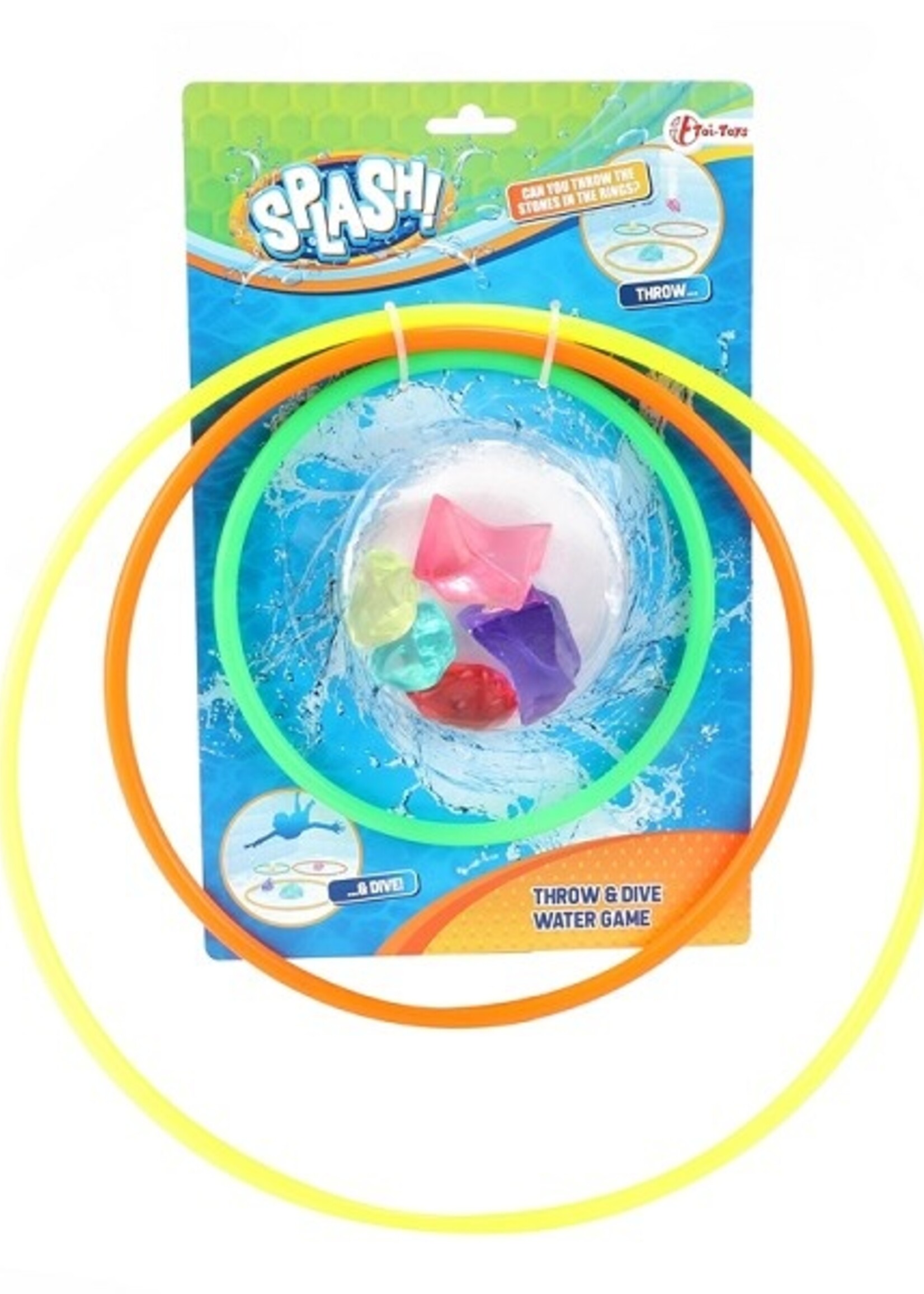 Toi Toys Splash Ringwerpspel voor onderwater (duikspel)