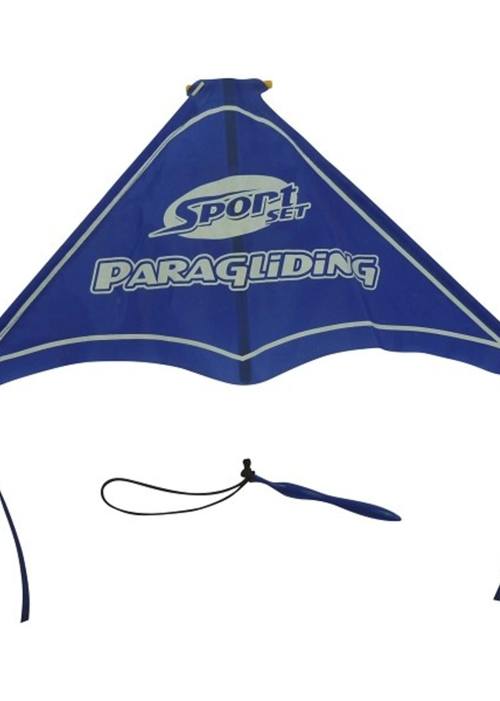 Afschiet vlieger paraglider verschillende kleuren