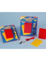 Scheidsrechter fluit speelset