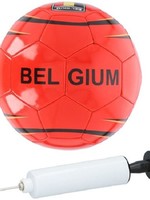 Voetbal België maat 5 met pomp in netje