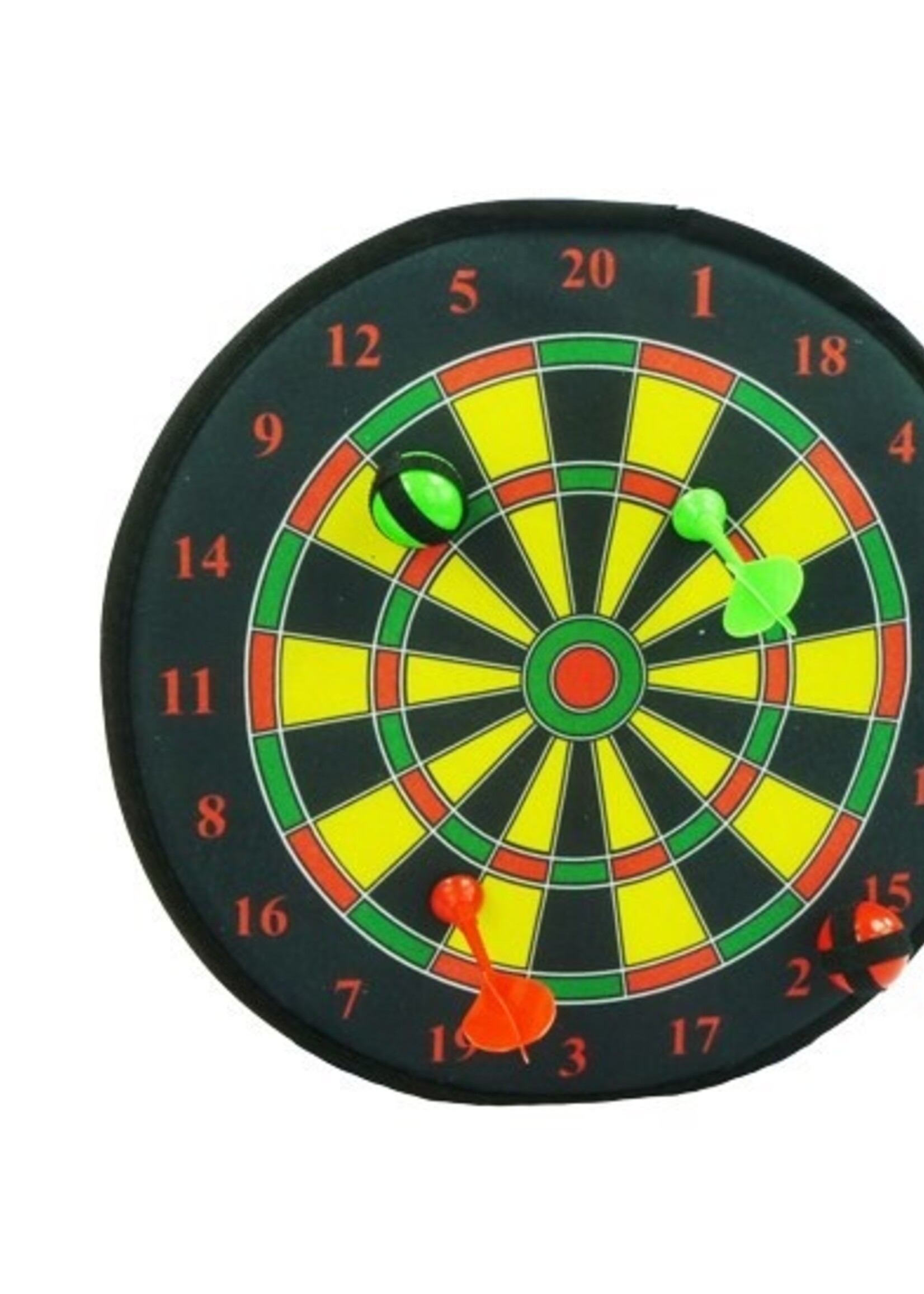 Klittenband Dartbord 36cm met ballen en pijlen