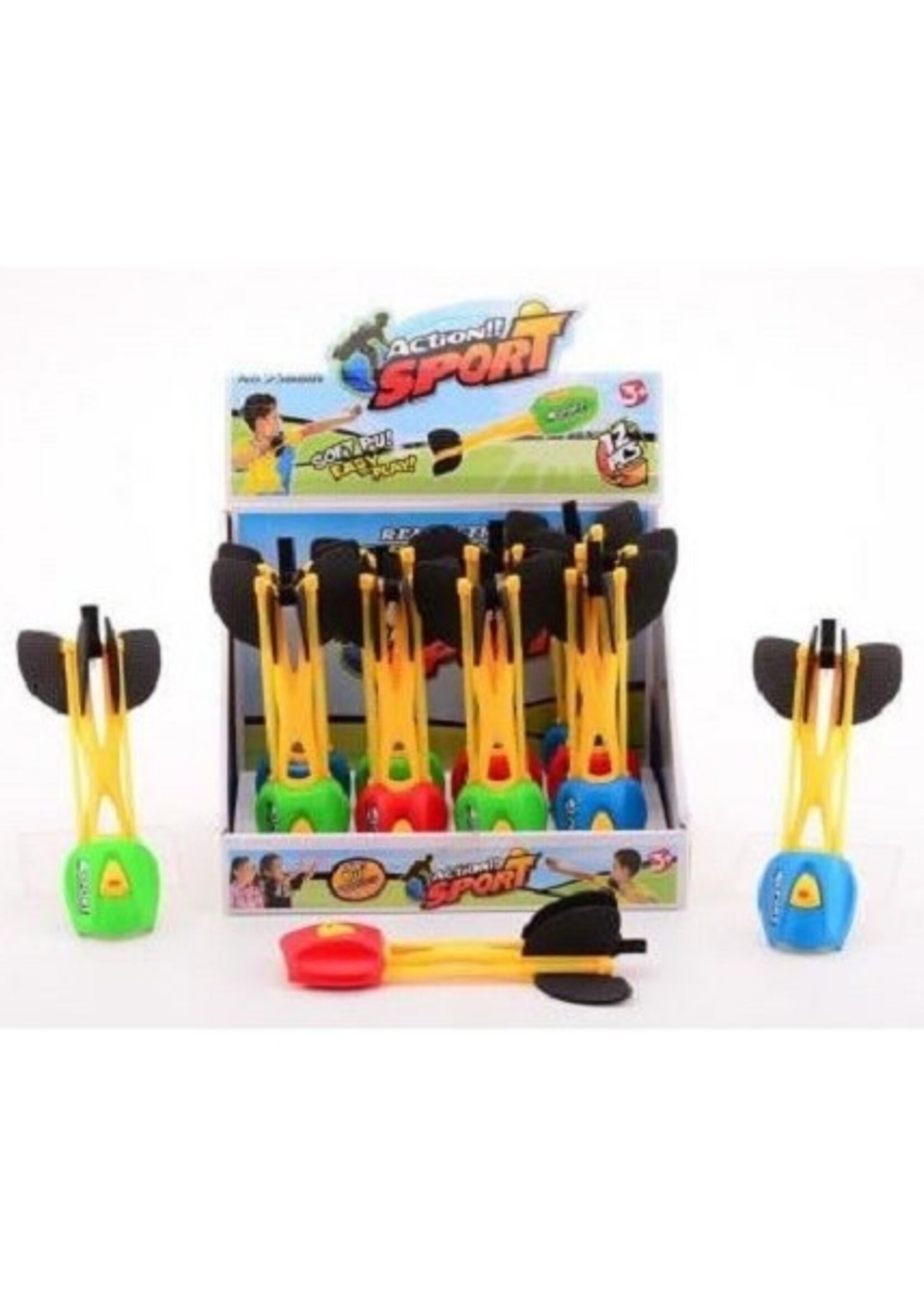 Zachte trek en werppijl met fluit verkrijgbaar in 3 uitvoeringen