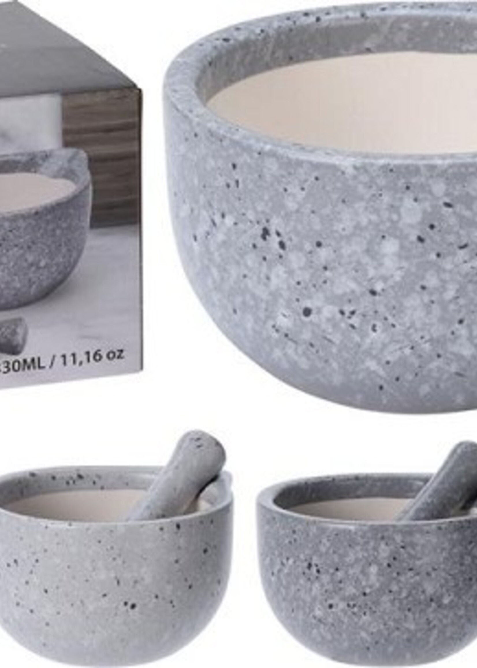 Vijzel keramiek 330ml Ø10,5x6cm