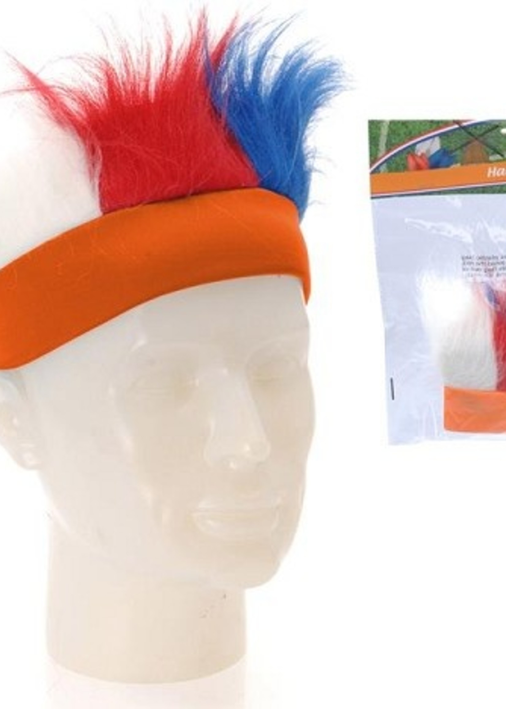 Haarband Holland Rood Wit Blauw oranje