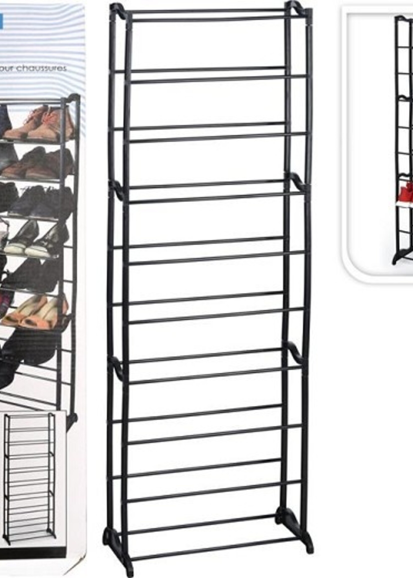 Schoenenrek 10-laags 50x24x130cm