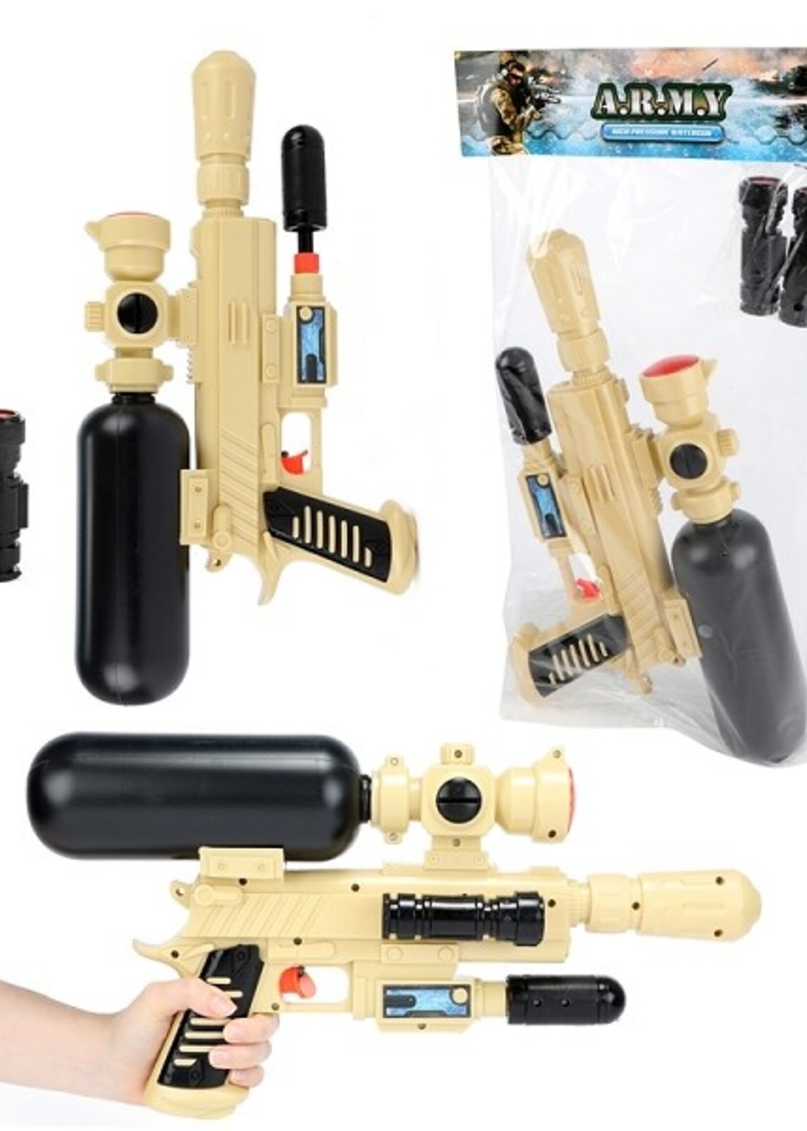 Toi Toys Army Waterpistool militair 44cm
