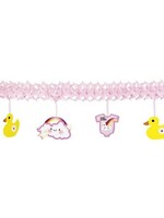 Boland Slinger Baby meisje papier 4meter dubbelzijdig met onderhanger