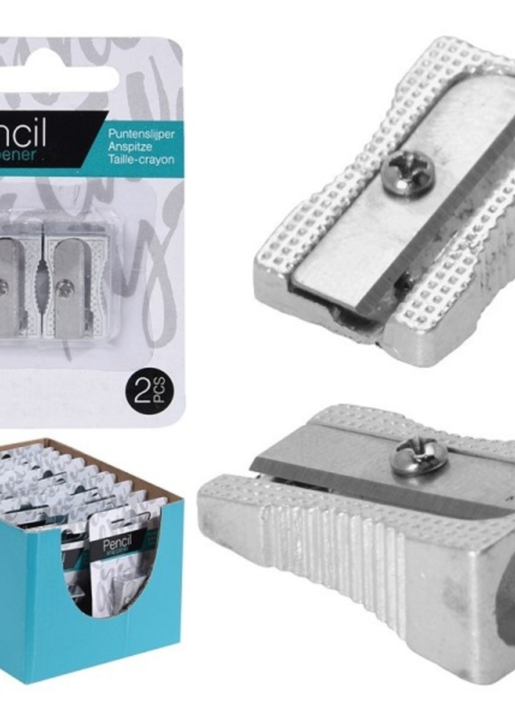Puntenslijper set 2 stuks op kaart