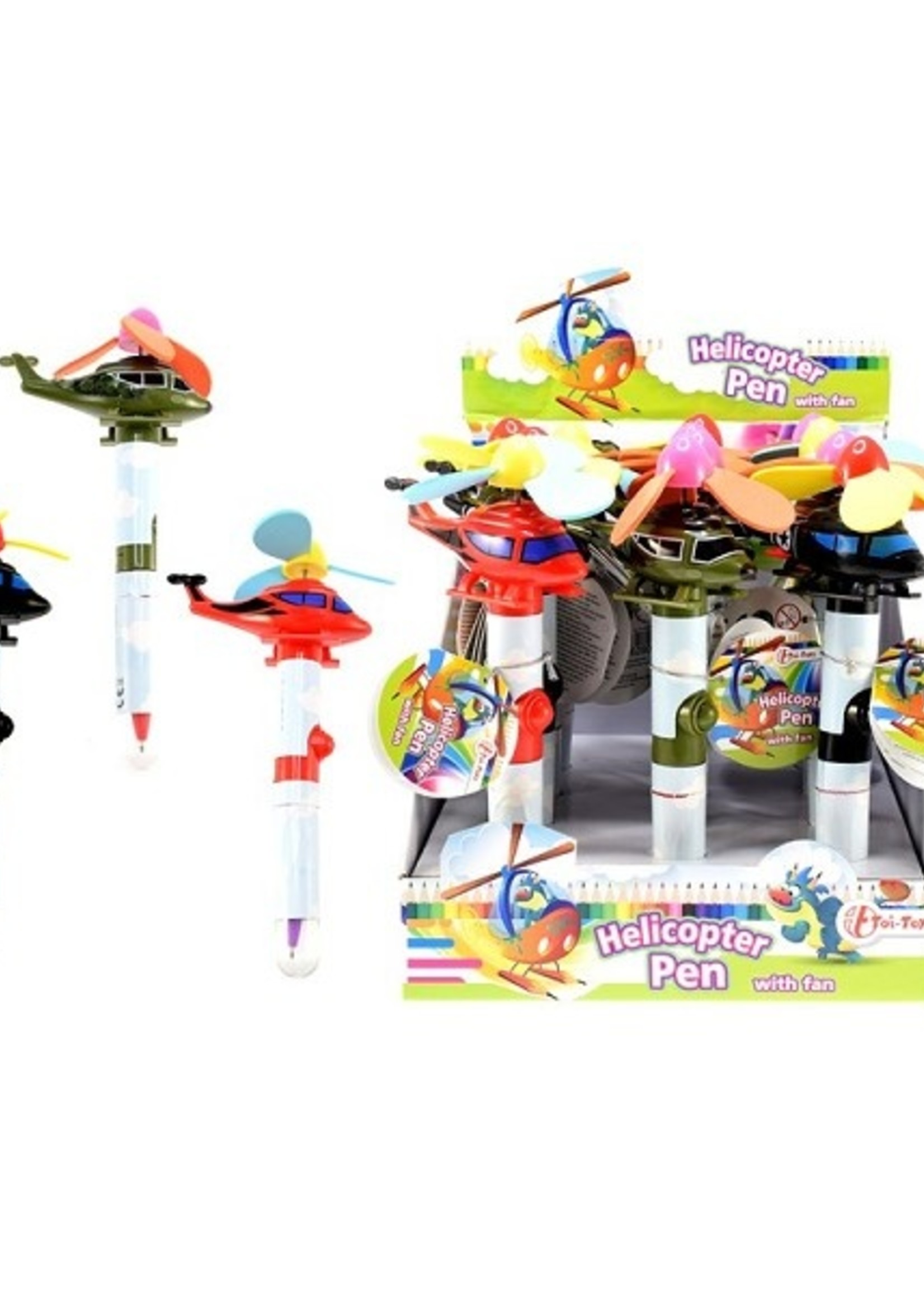 Toi Toys Pen met ventilatie helikopter