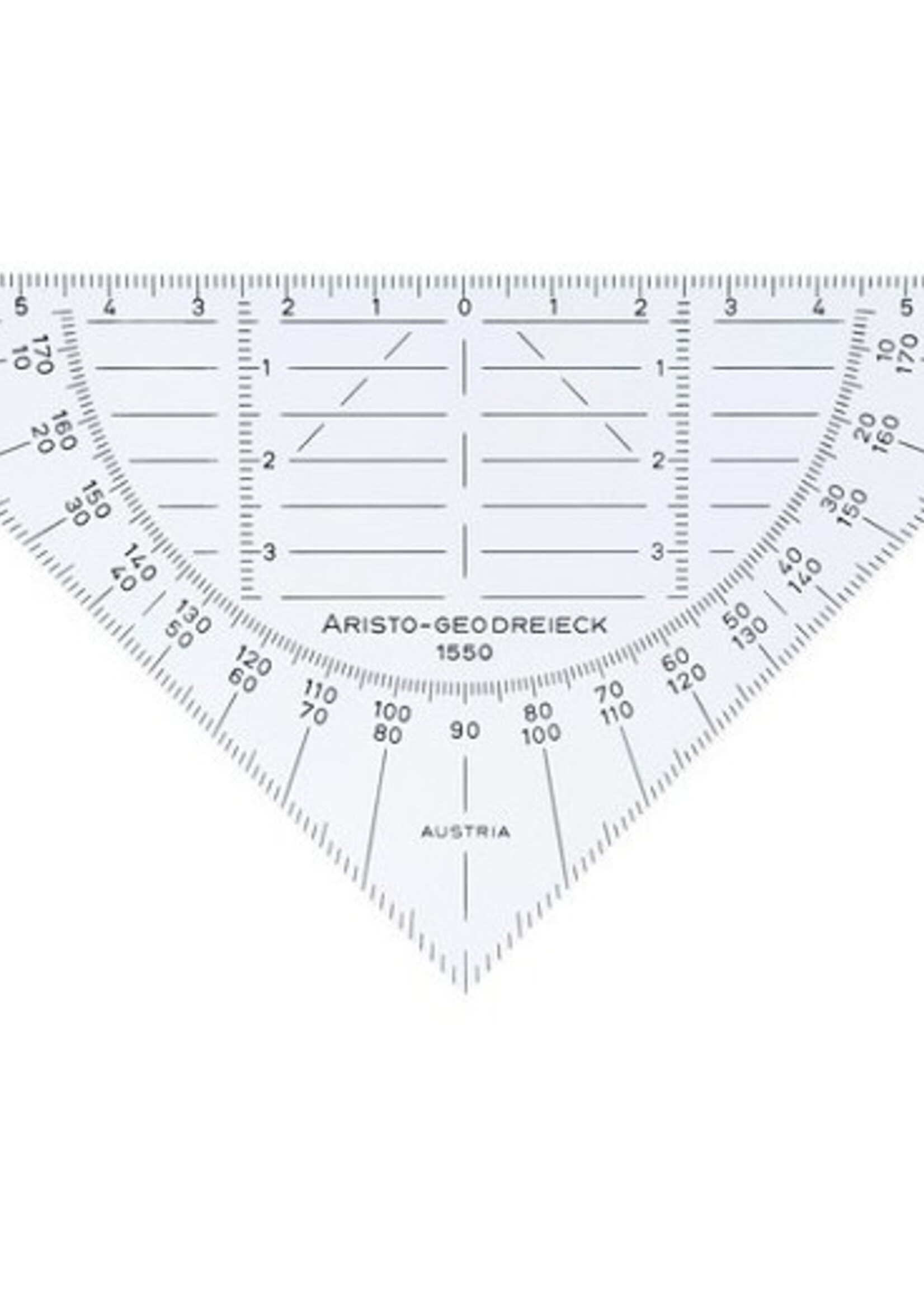 Aristo Geo-driehoek 16cm flexibel onbreekbaar