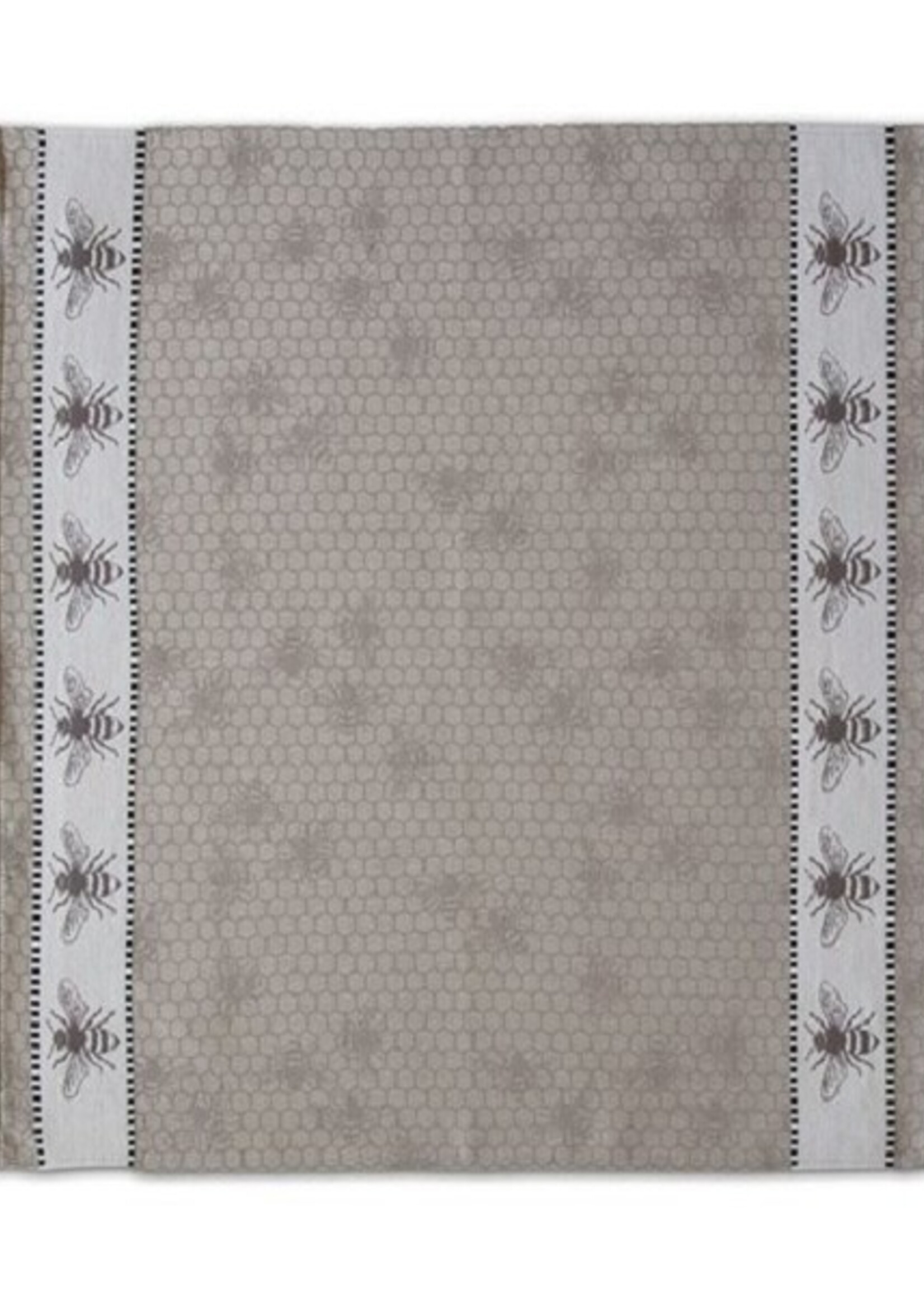 DDDDD Theedoek Honing grijs 60x65cm 6 stuks