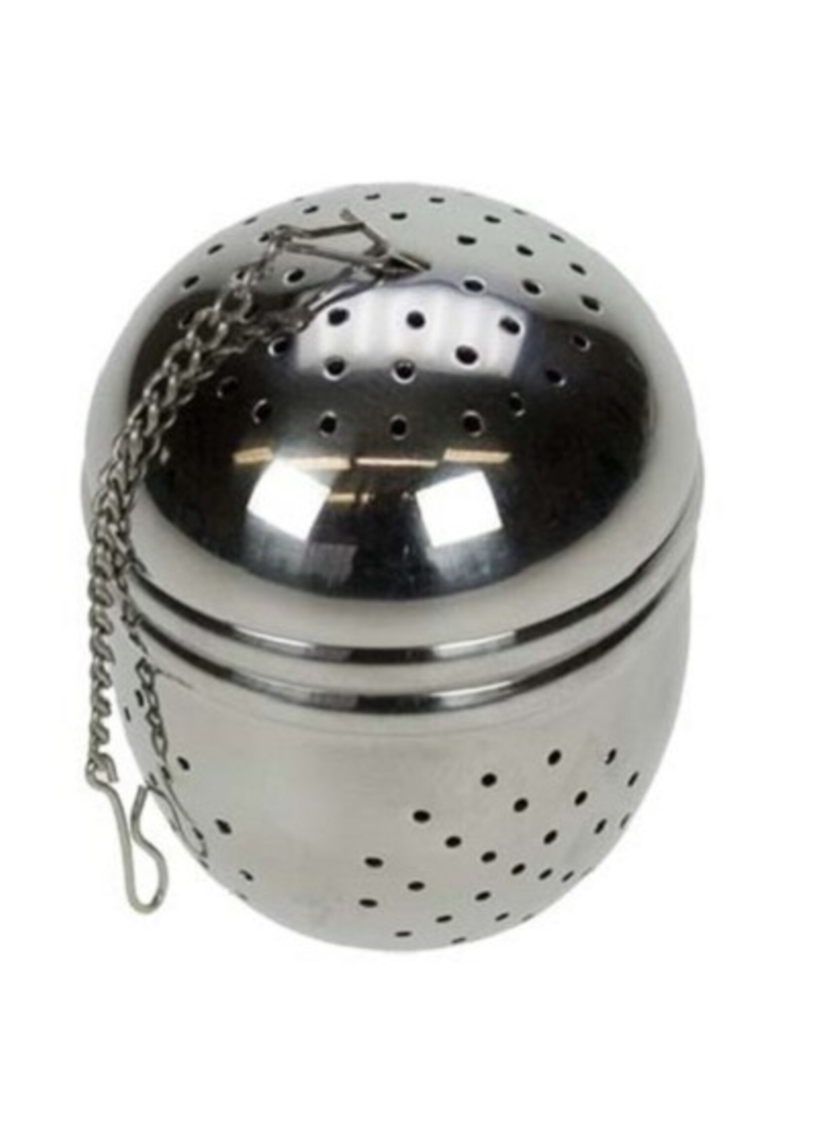 Theezeef kruidenbol ei jumbo met kettinkje