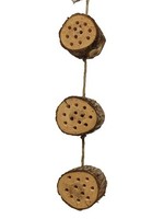 Insectenhuis hangend L10-W8-H60cm naturel hout