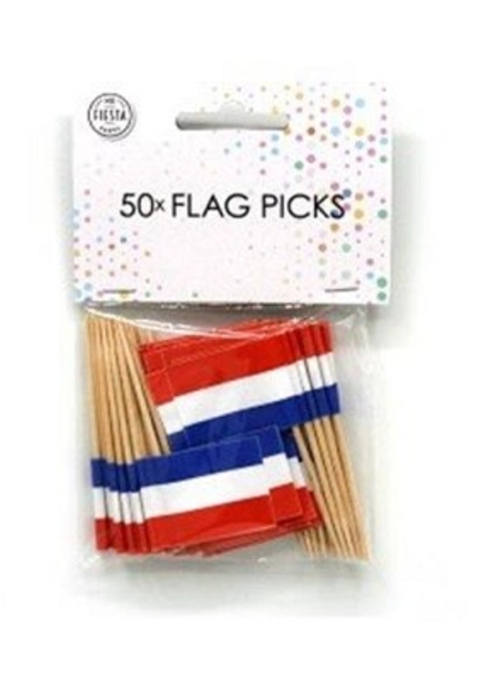 Vlagprikkers Nederland pak a 50 stuks