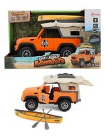 Toi Toys Auto 4x4 + daktent met kano