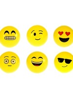 Toi Toys Stuiterbal 'Emoji' Ø8cm geel